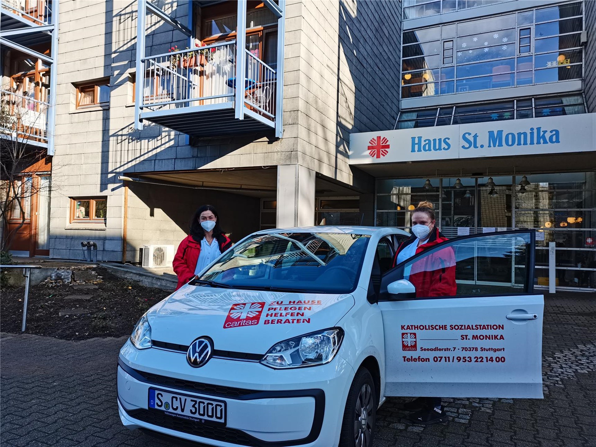 Die Sozialstation Haus St. Monika in Stuttgart-Neugereut